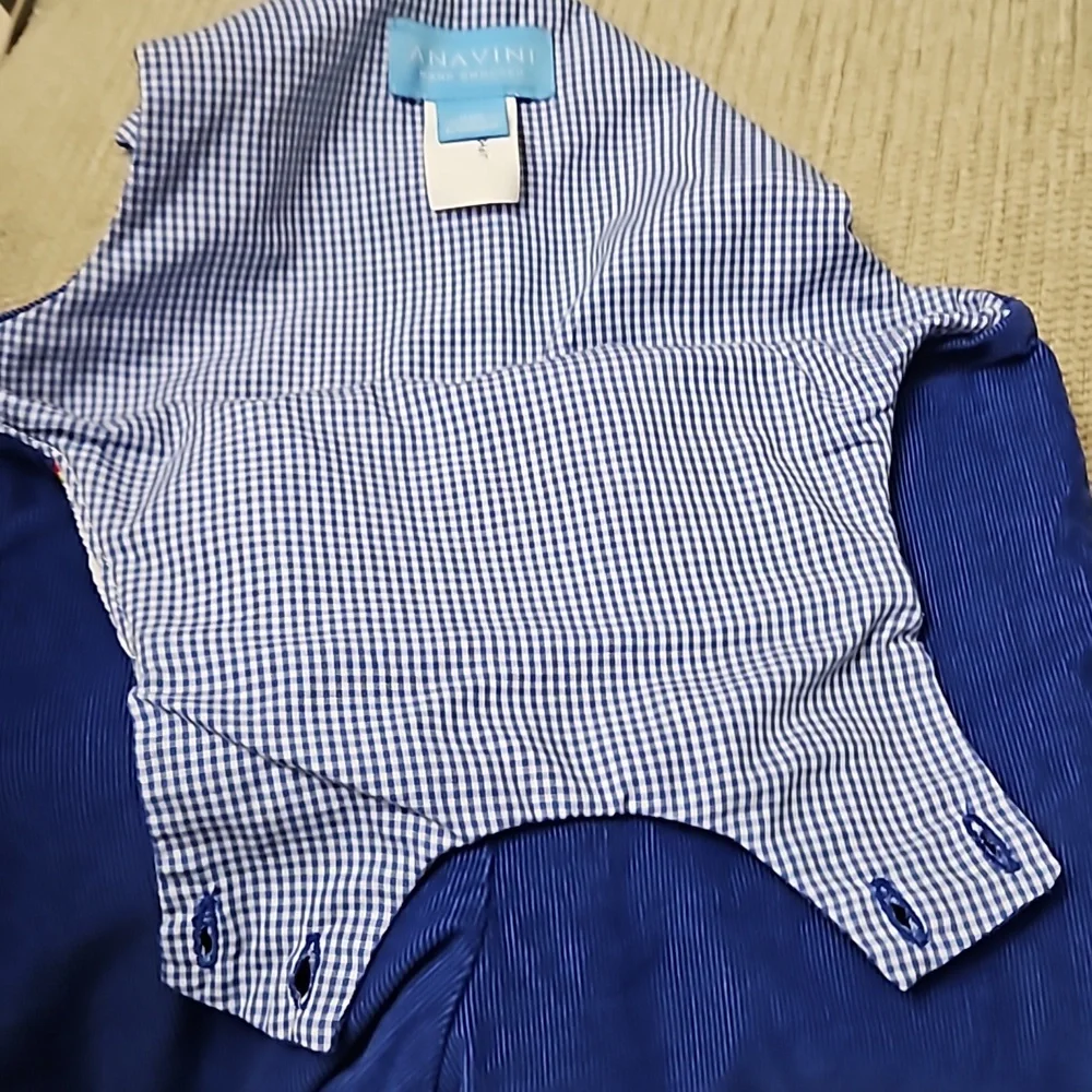 Anavini Hand Smocked Corduroy Romper Vehicles 3 Mo Cotton - Picture 8 of 8
